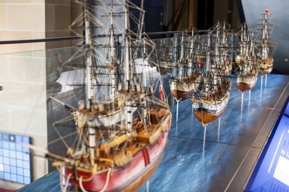First Fleet ship models, Museum of Sydney 