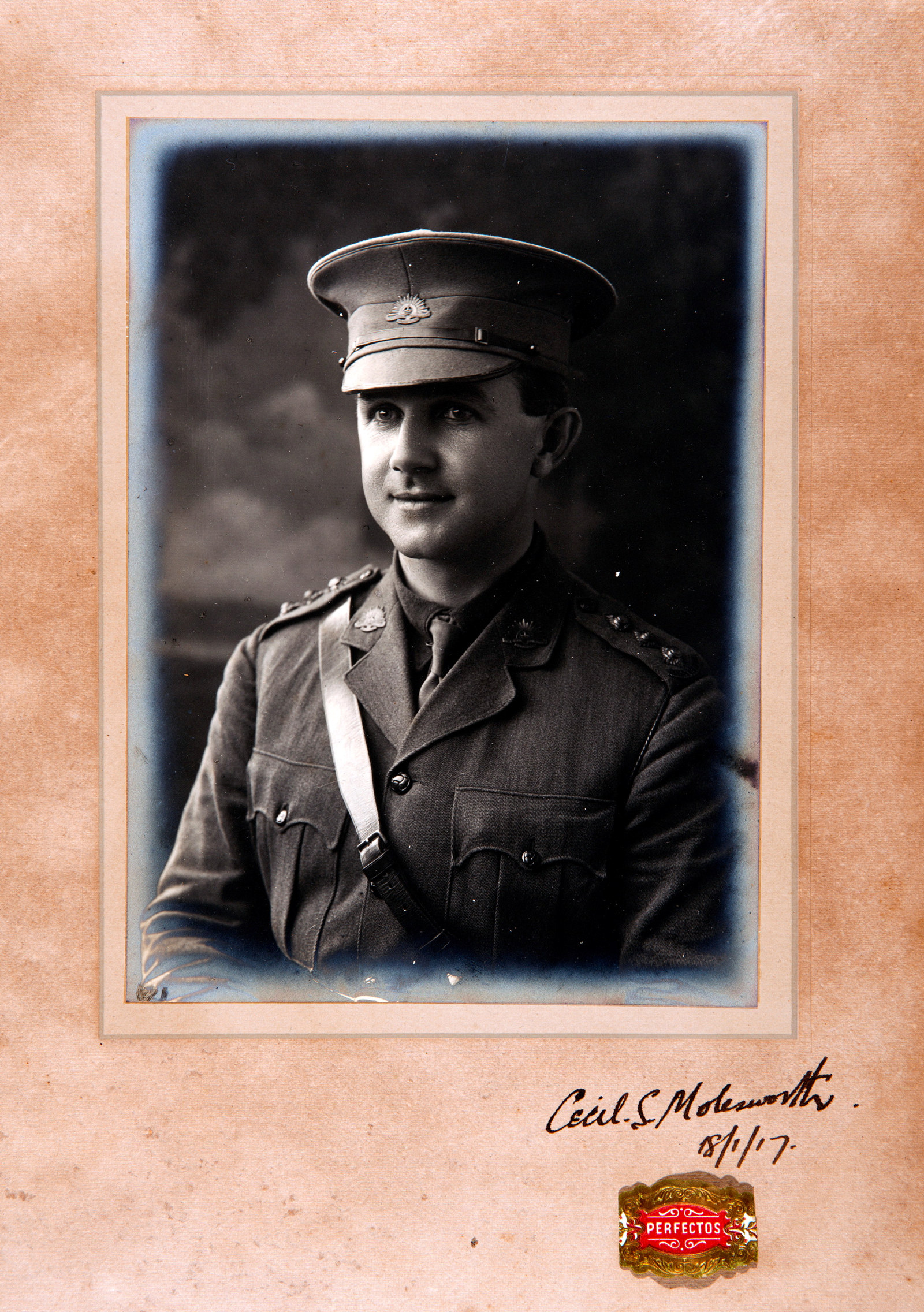 Photograph of Captain Cecil Stanley Moleworth, January 1917 / photographer unknown
