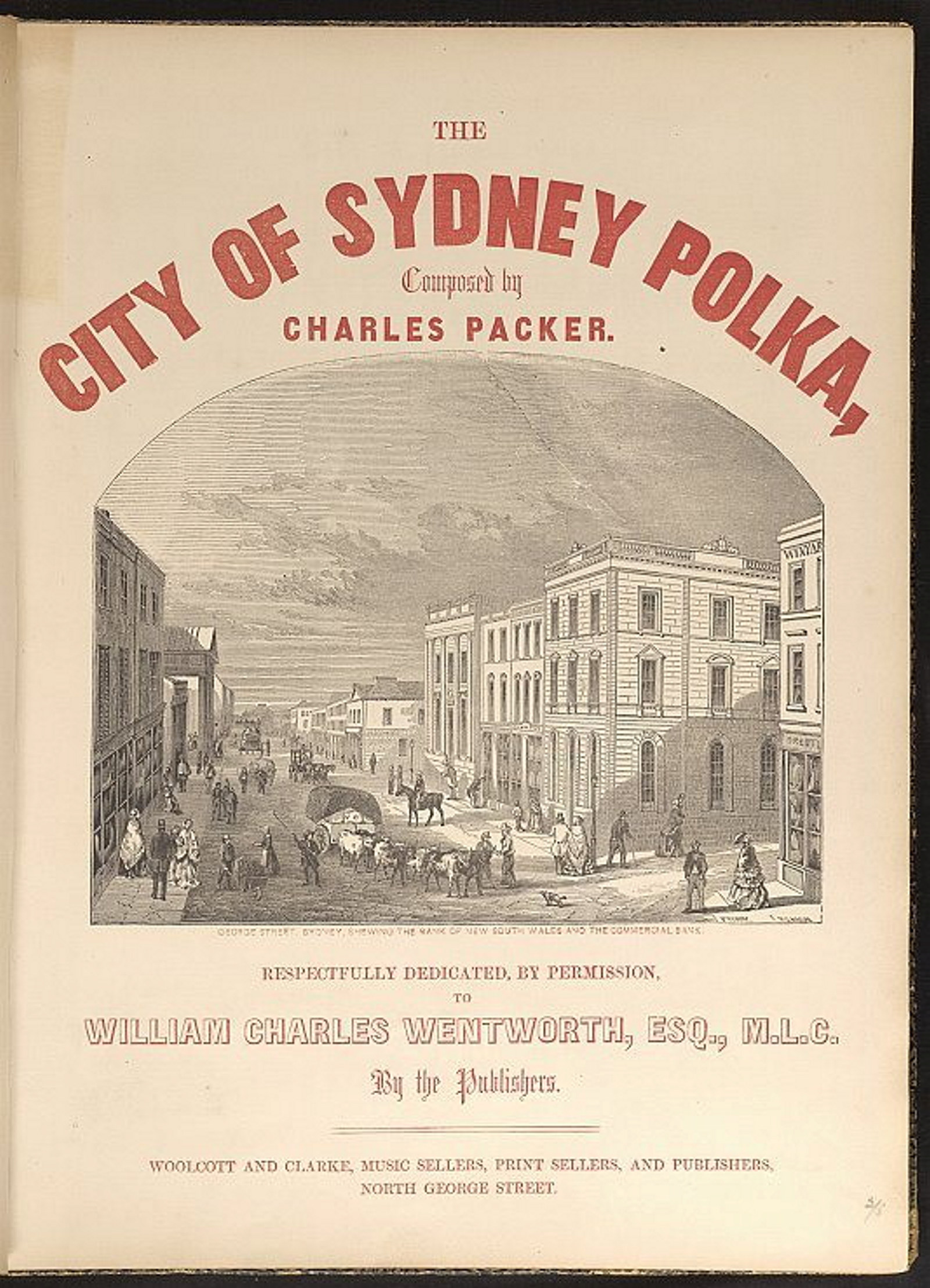 Cover of sheet music book