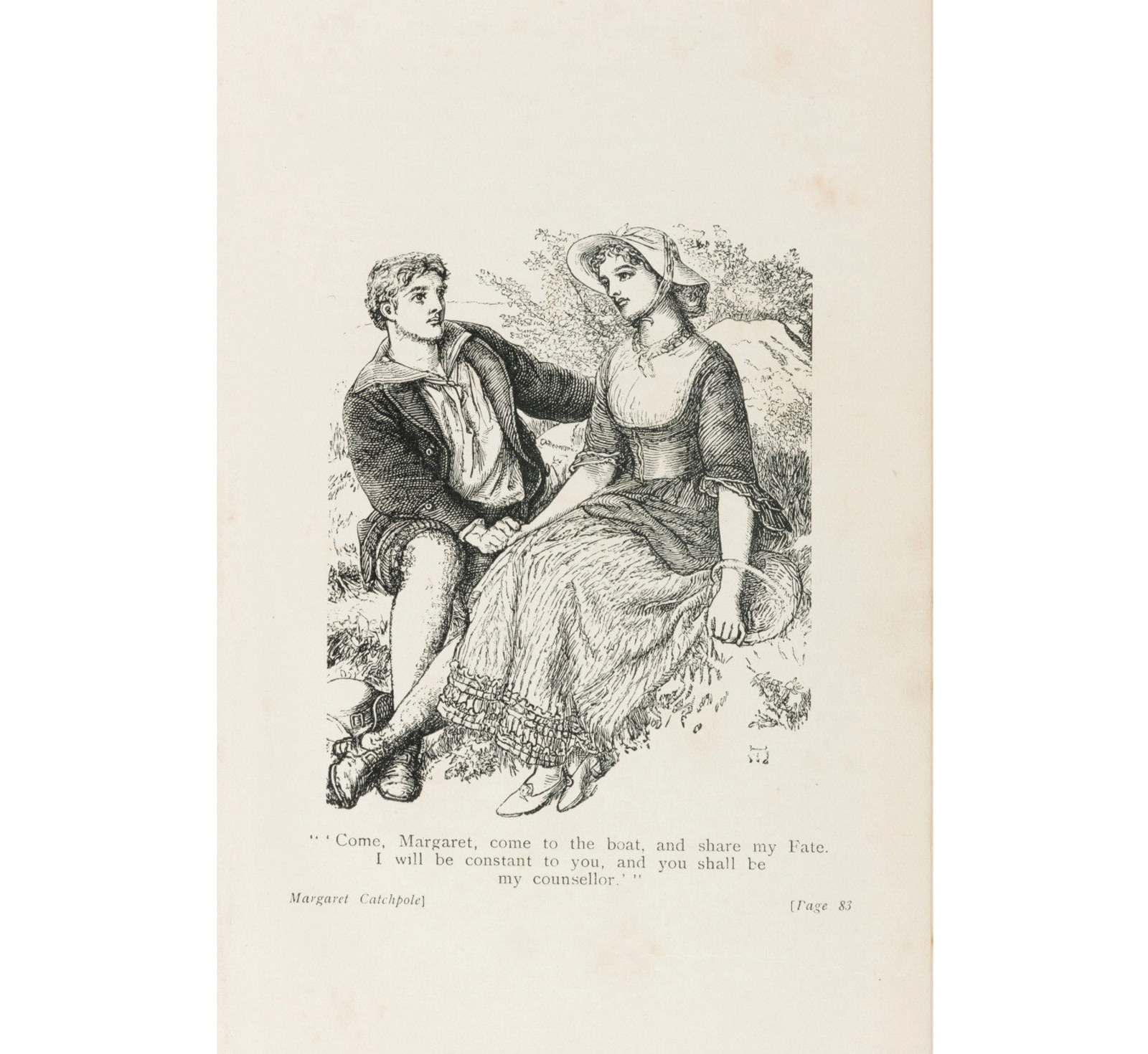 Illustration from 'Margaret Catchpole, a Suffolk girl' / by Richard Cobbold