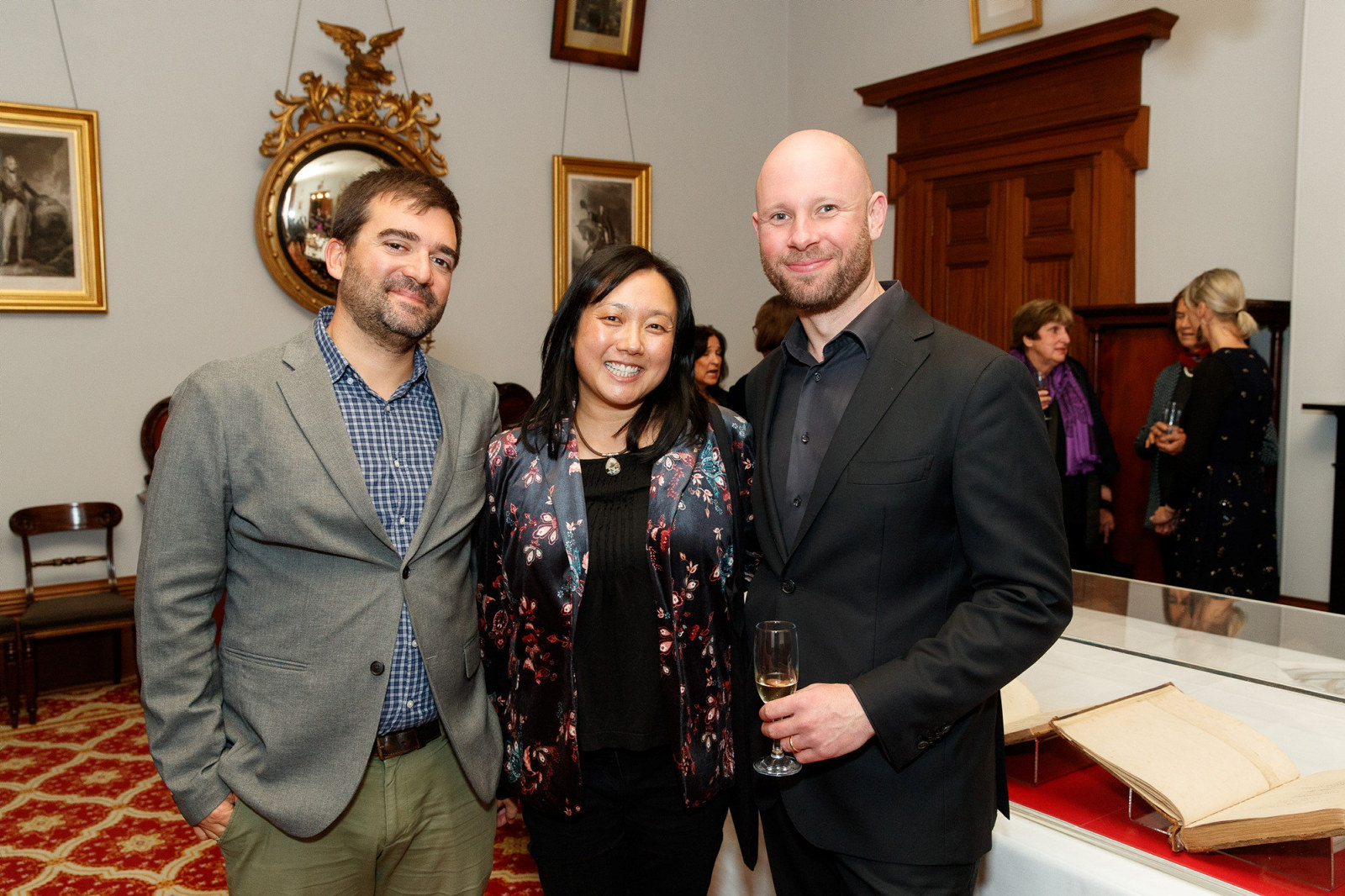 Benoit Dency, Grace Chan and Thomas Johnson at the Bel Canto in the Bush recital