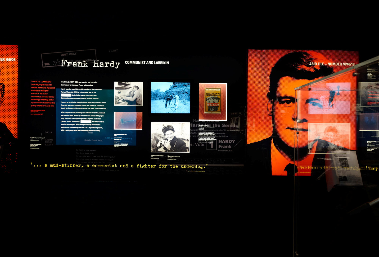 Persons of interest: the ASIO files installation view
