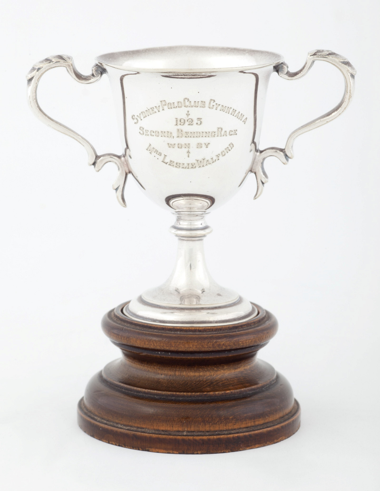 Trophy presented to Dora Walford