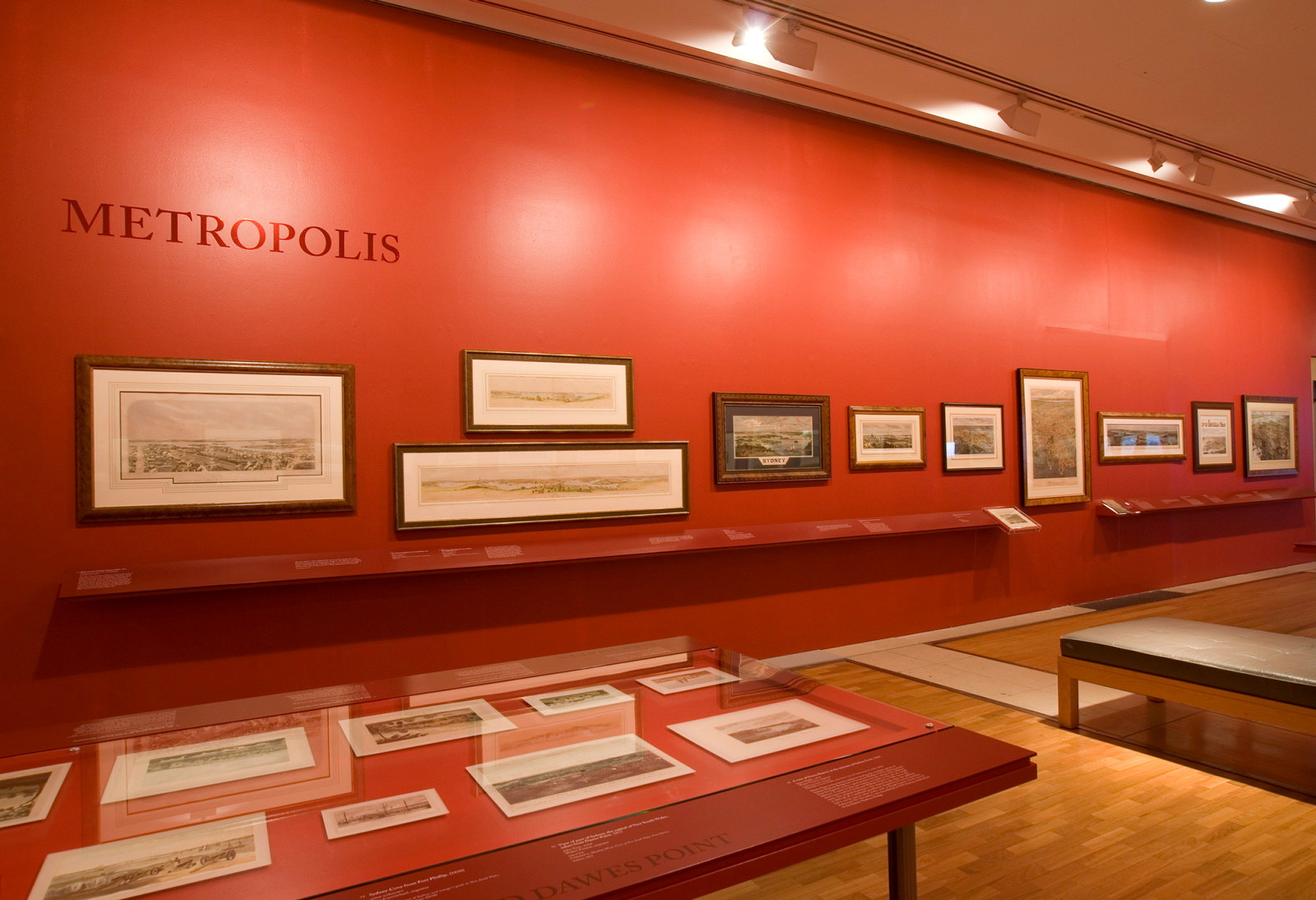 Sydney views 1788-1888: from the Beat Knoblauch collection installation view