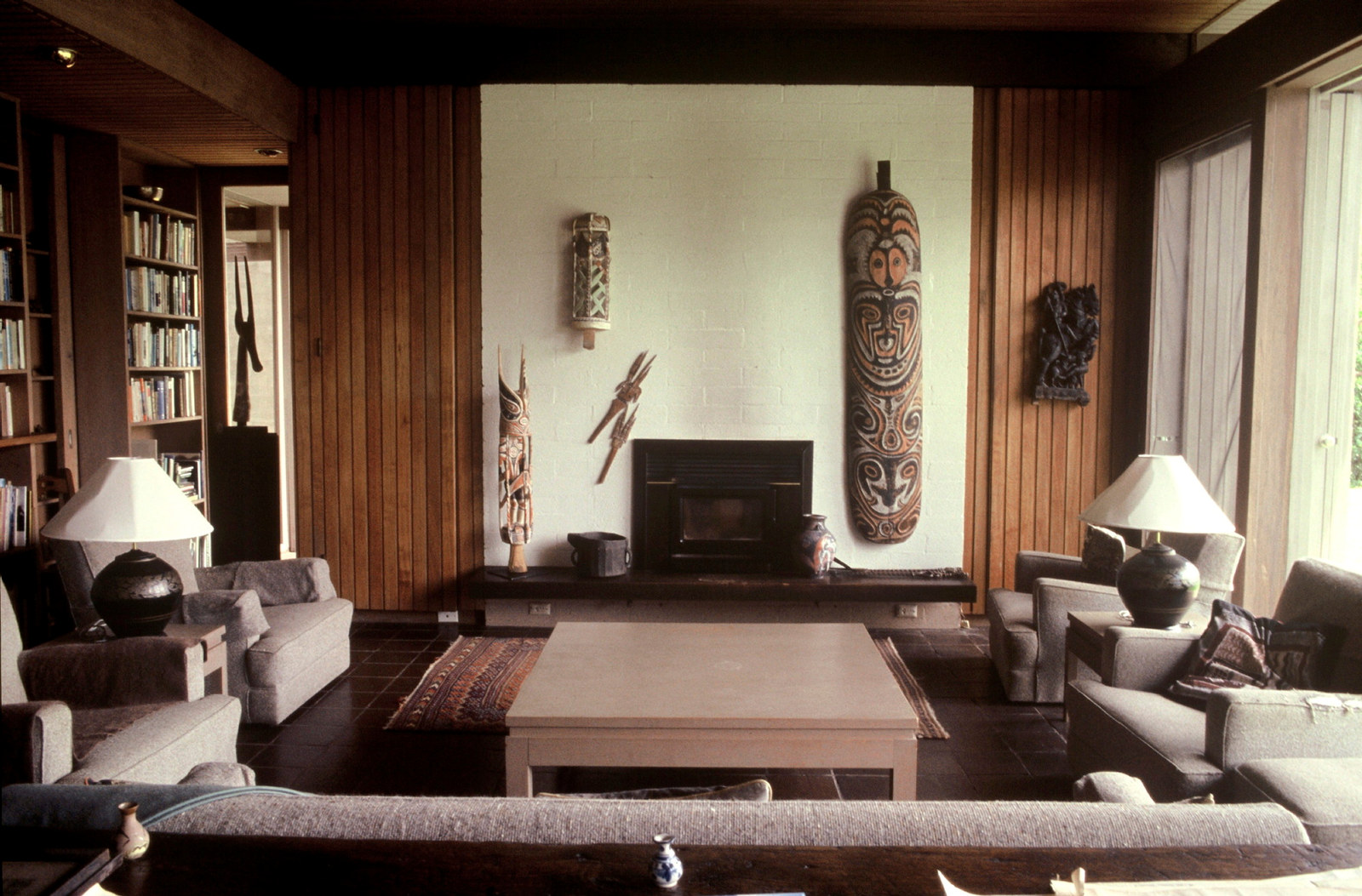 The living room at Bouddi Farm, Killcare Heights NSW