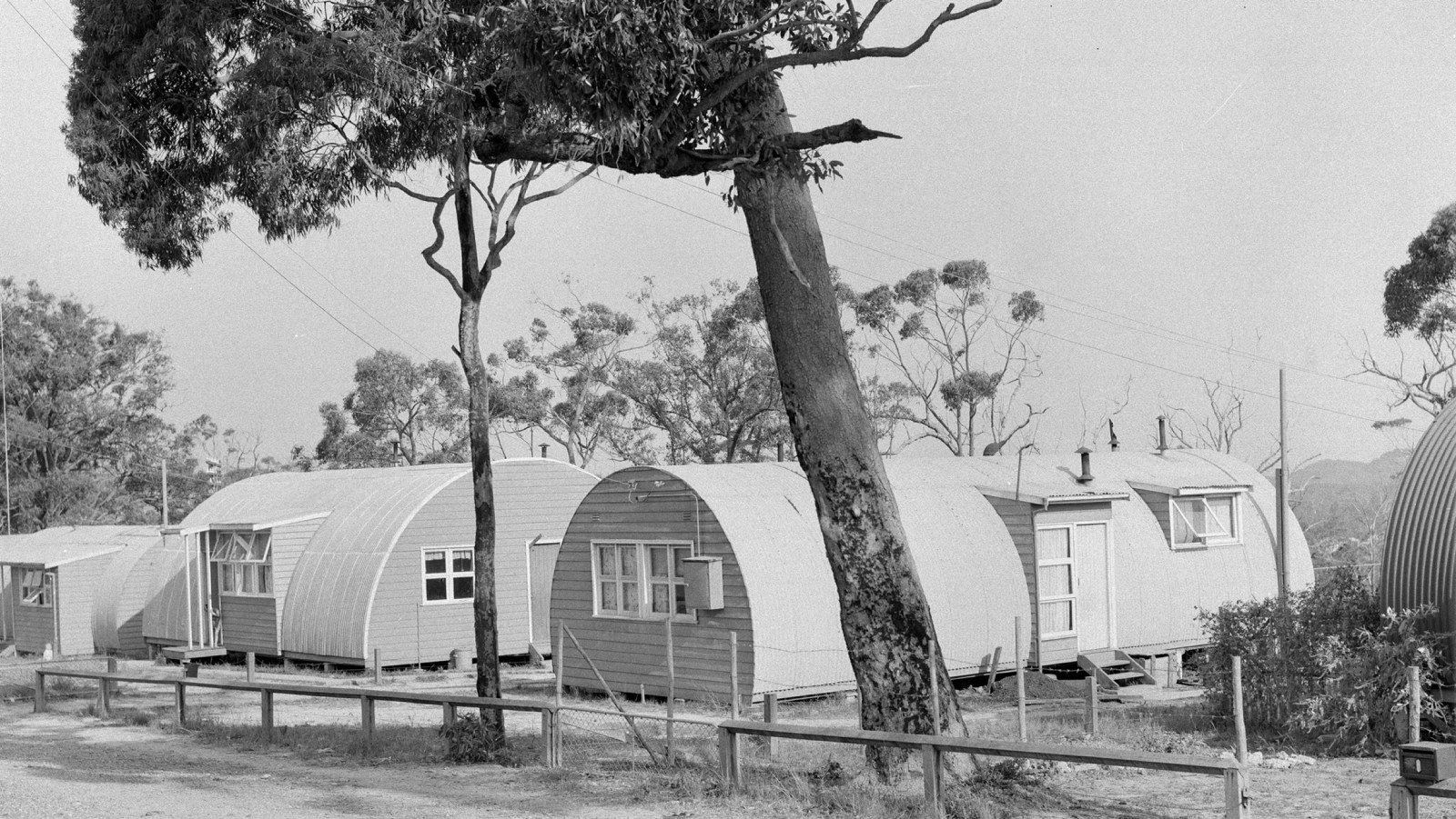 Nissen huts at Belmont, Government Printing Office, 1957.