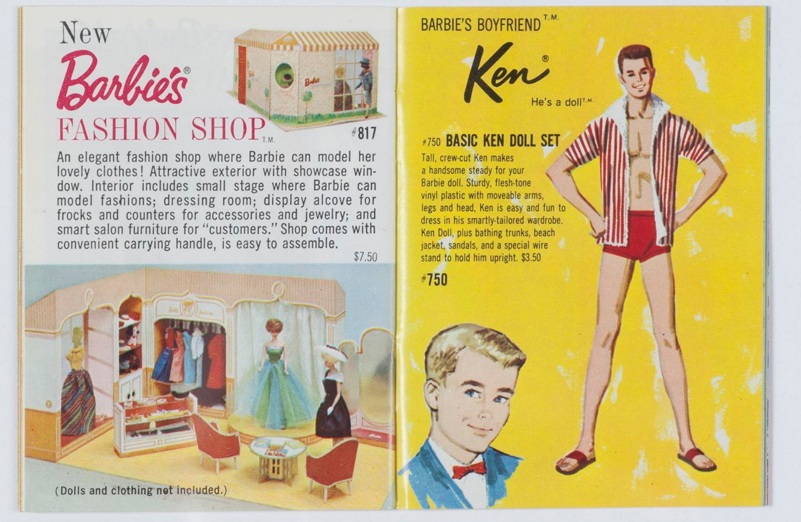 Barbie and Ken booklet