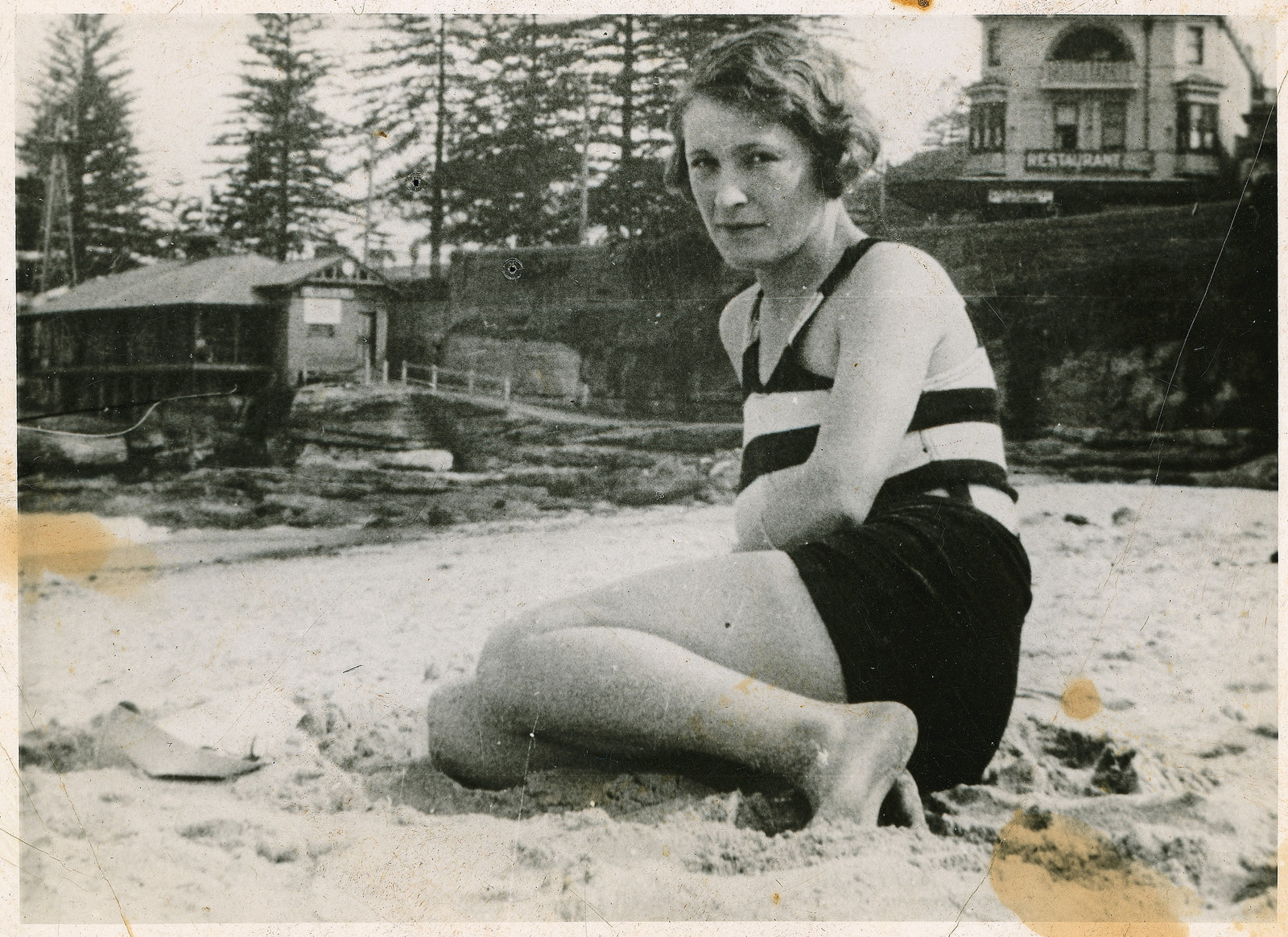 Linda Agostini on Coogee Beach, Sydney