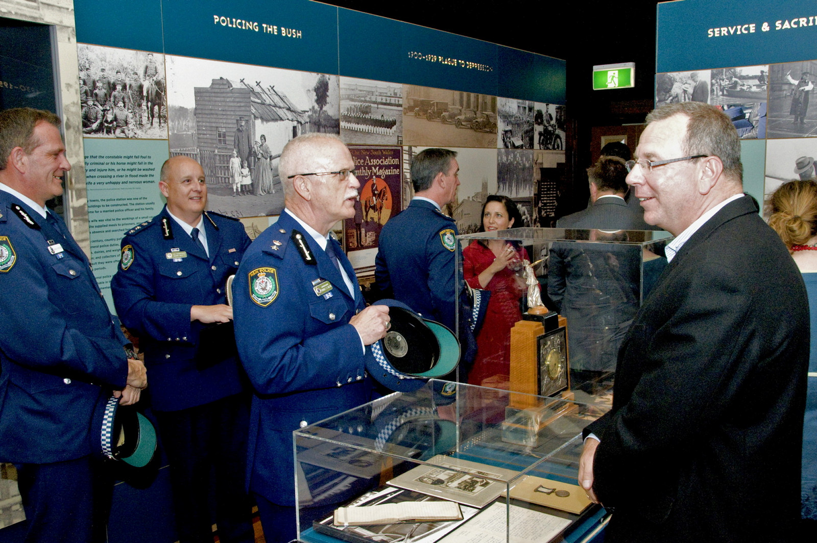 Superintendent Terence Dalton at the Justice and Police Museum