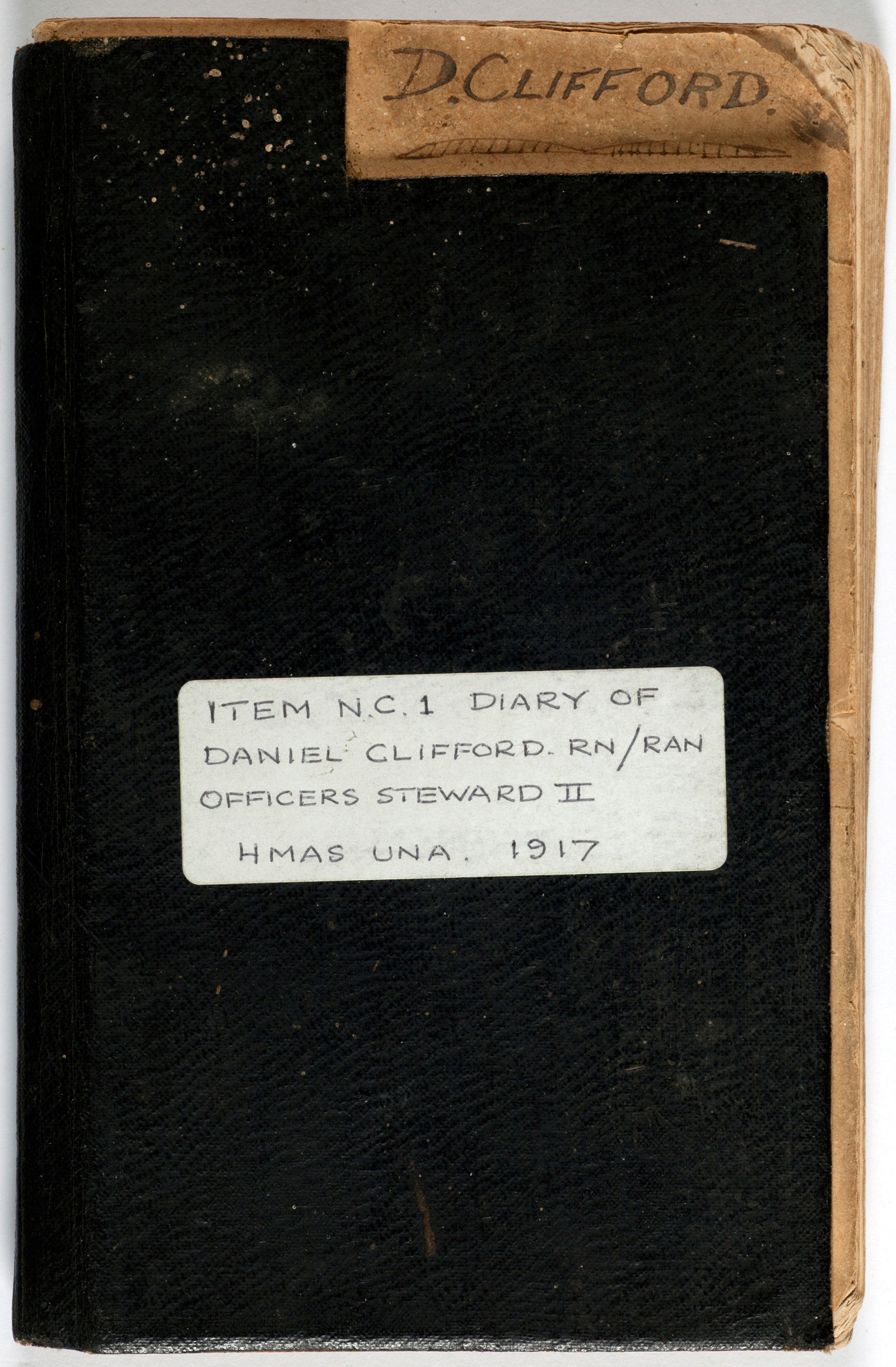 Diary of Daniiel Clifford RN/RAN, Officers Steward II, HMAS Una, 1917