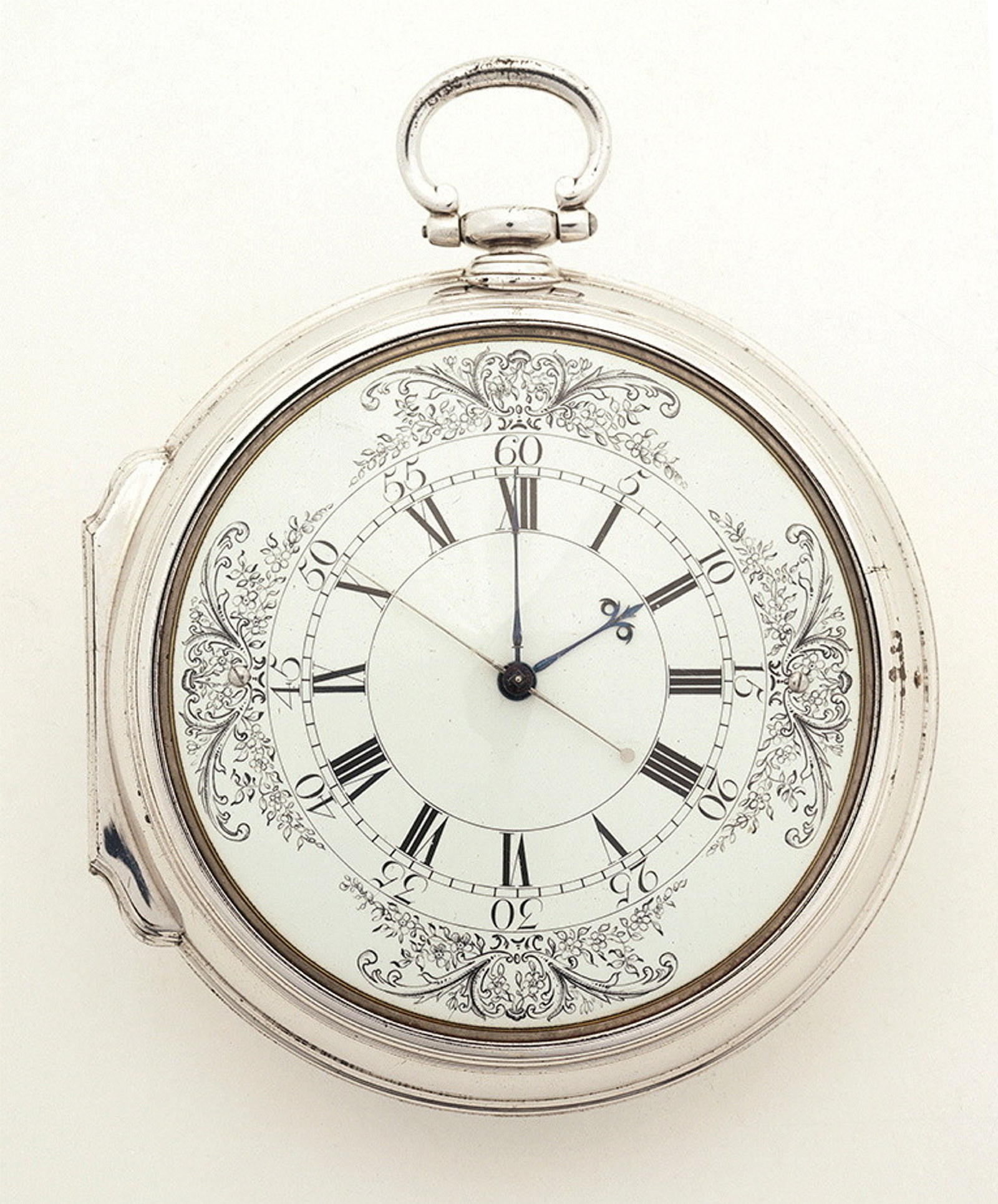 Photo of silver pocket watch