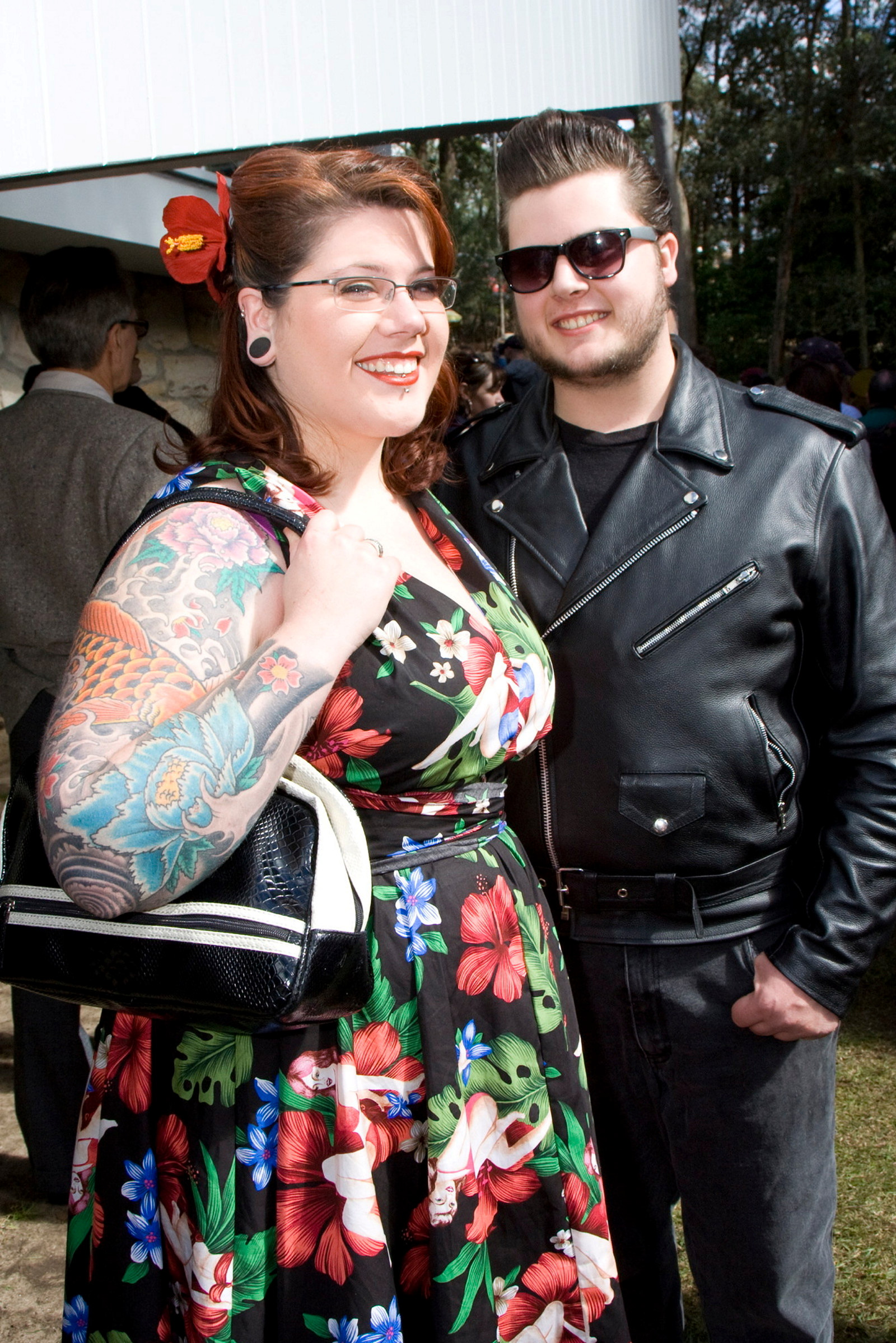 Chris & Danielle Stroinec at the Fifties Fair
