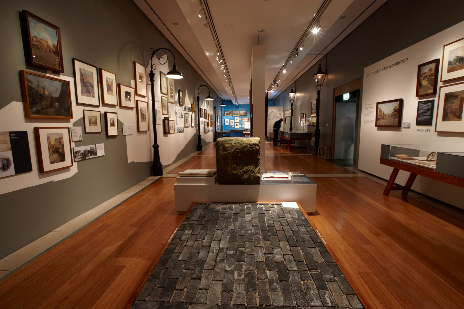 Painting The Rocks: the loss of Old Sydney exhibition installation view