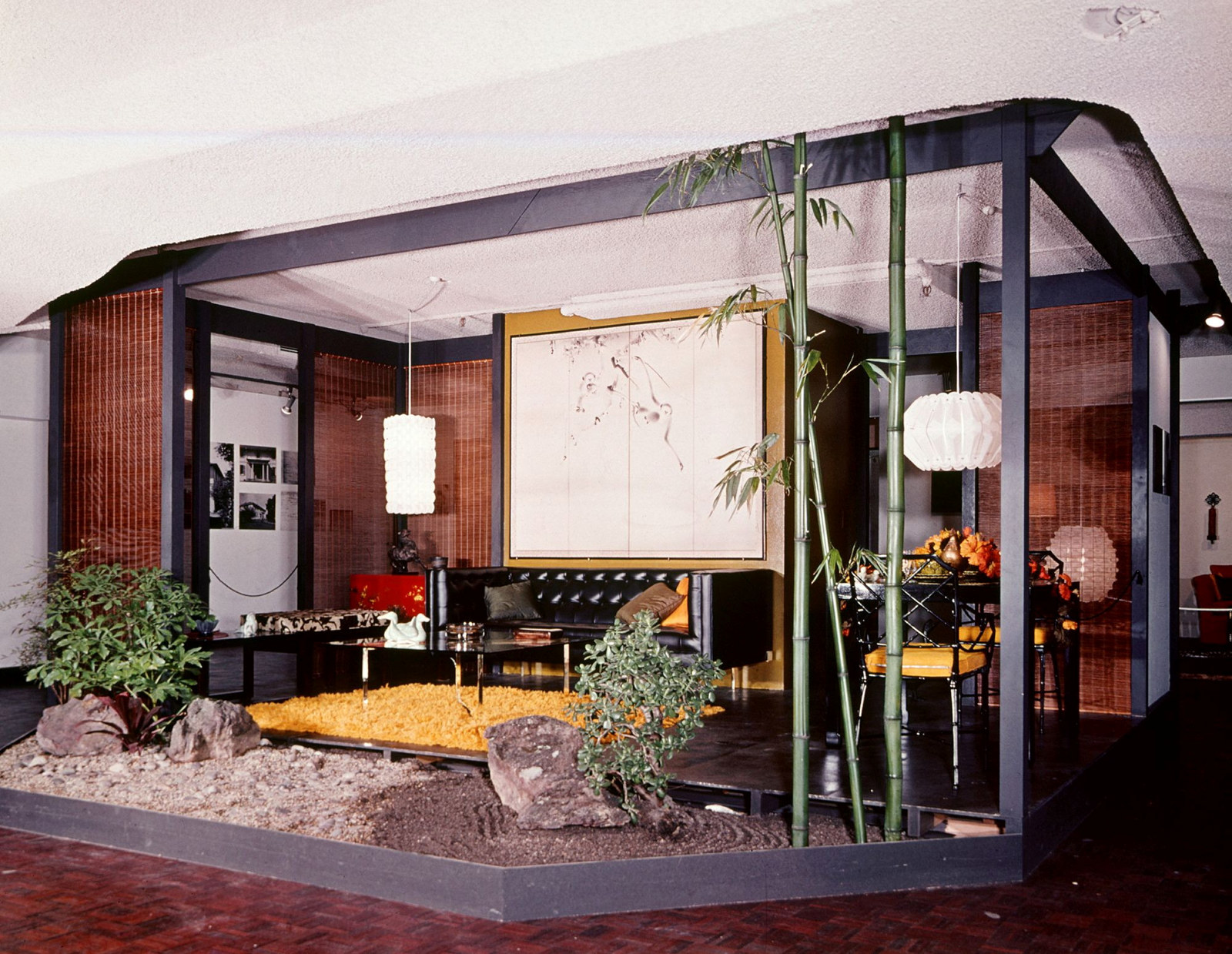 An indoor-outdoor room with Oriental overtones for Mr Bill Northam