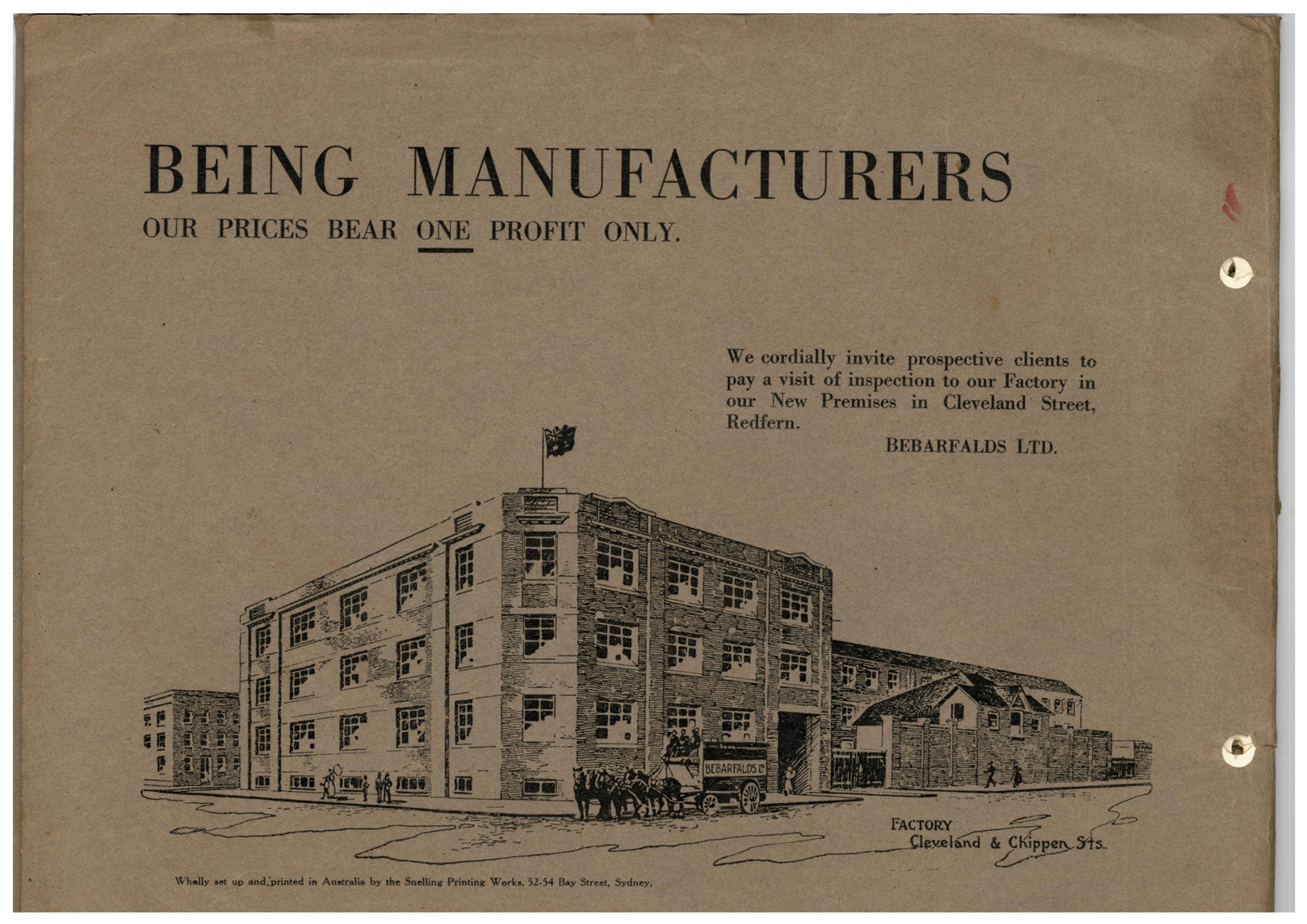 Bebarfald's factory