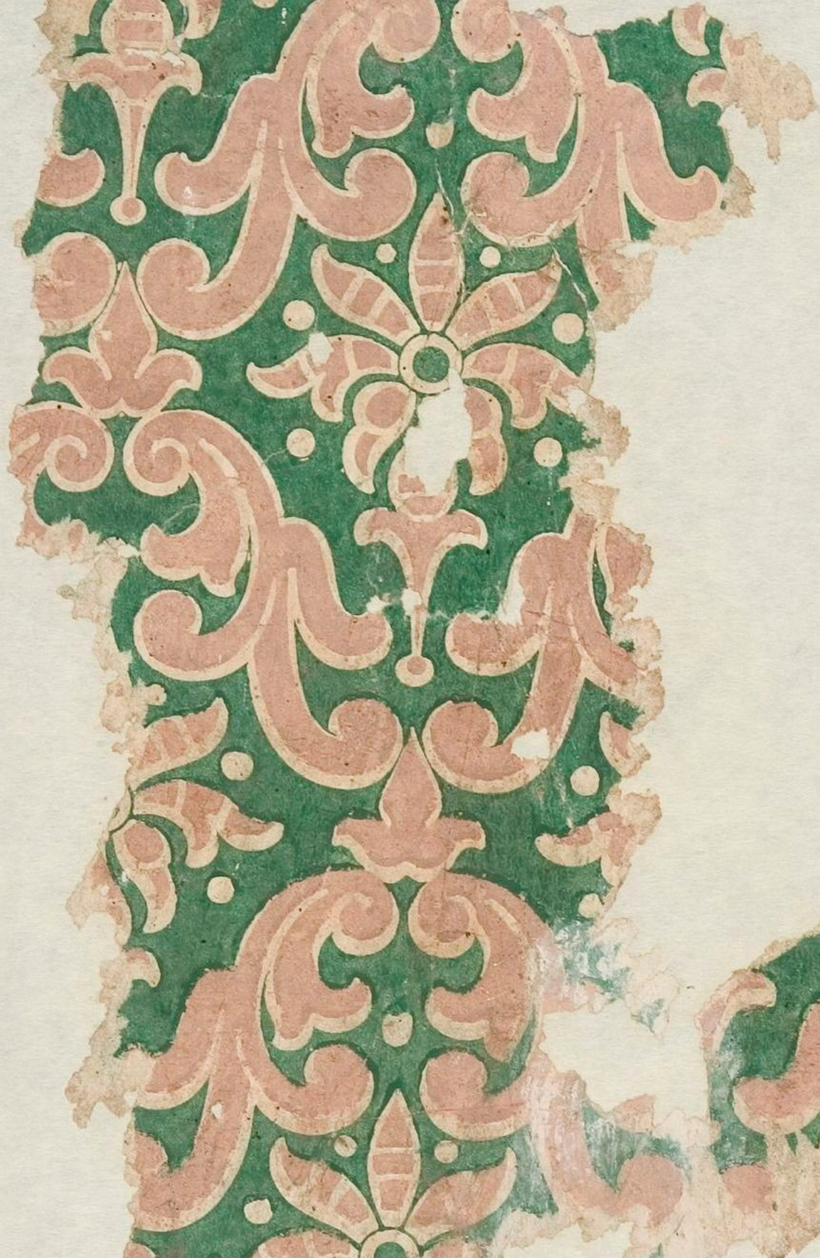 Pyrmont wallpaper, arsenic green