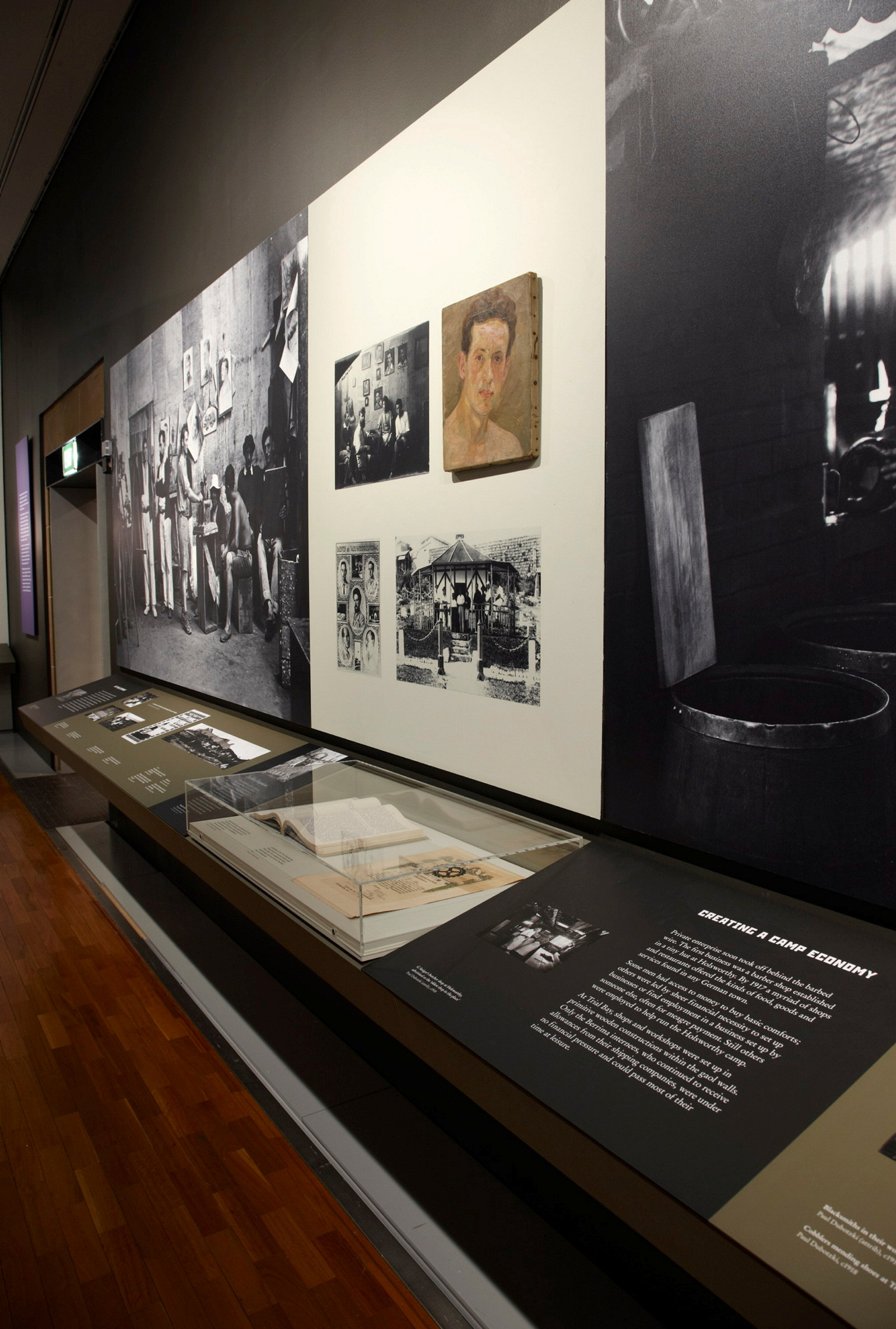 'The Enemy at Home' installation view