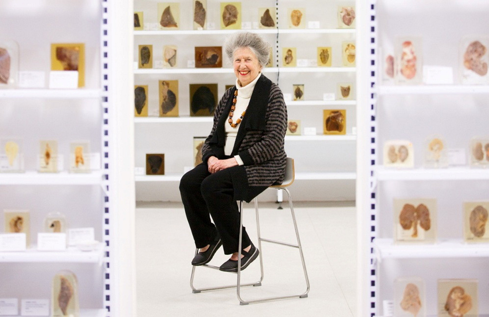 Elinor Wrobel, curator of the Lucy Osburn - Nightingale Foundation Museum