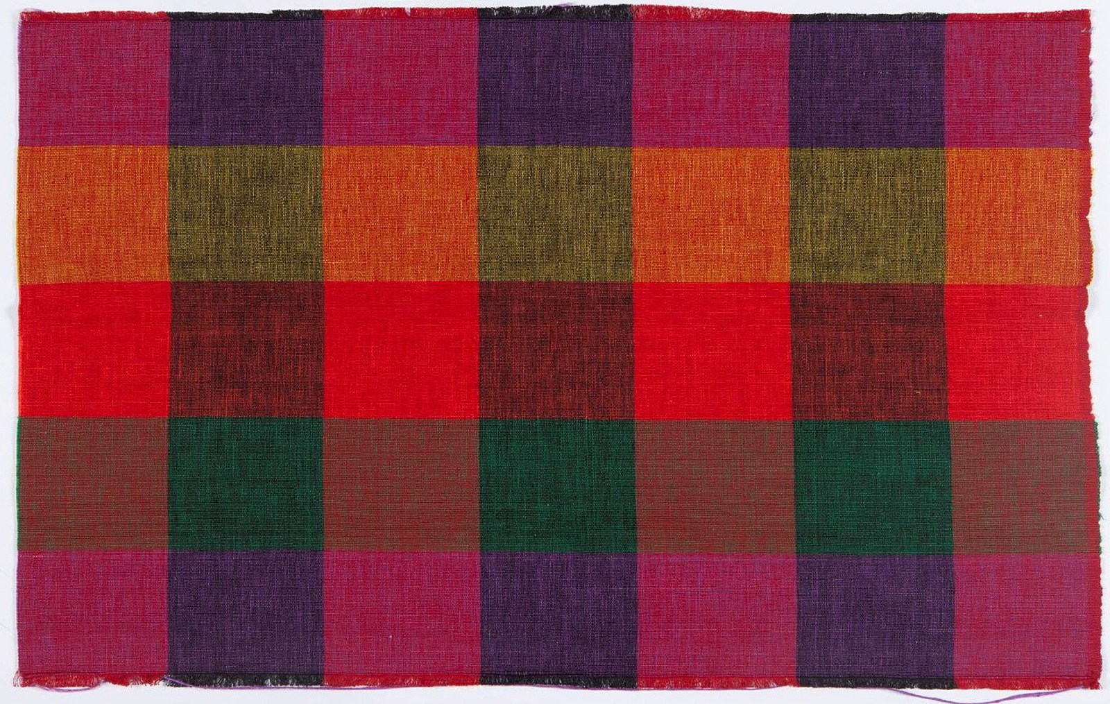 Length of cotton textile, Webbing and Belting Factory Ltd, India, 1970s