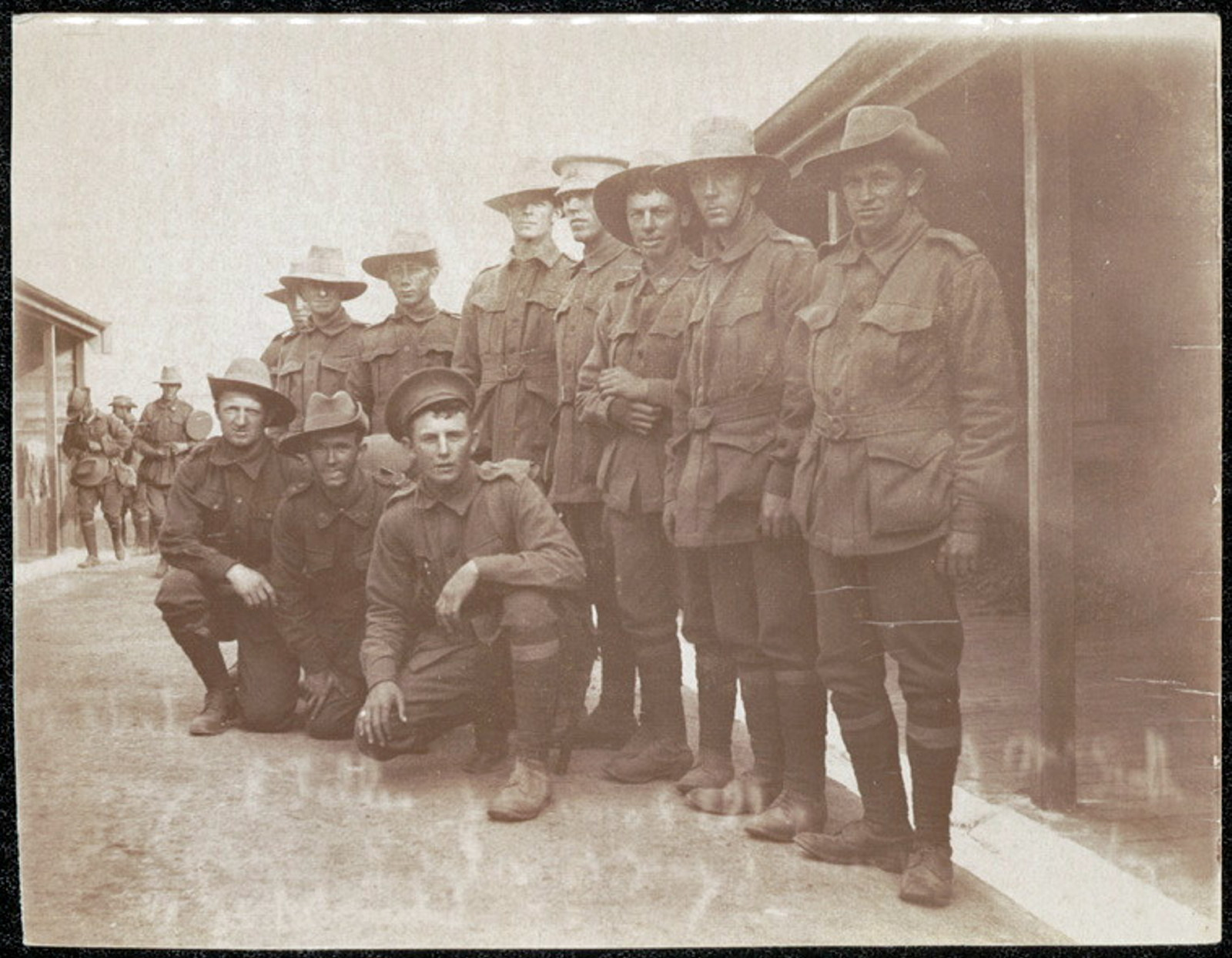 Australian AIF Solider at unknown camp. NRS4474-1-194-D4480_010