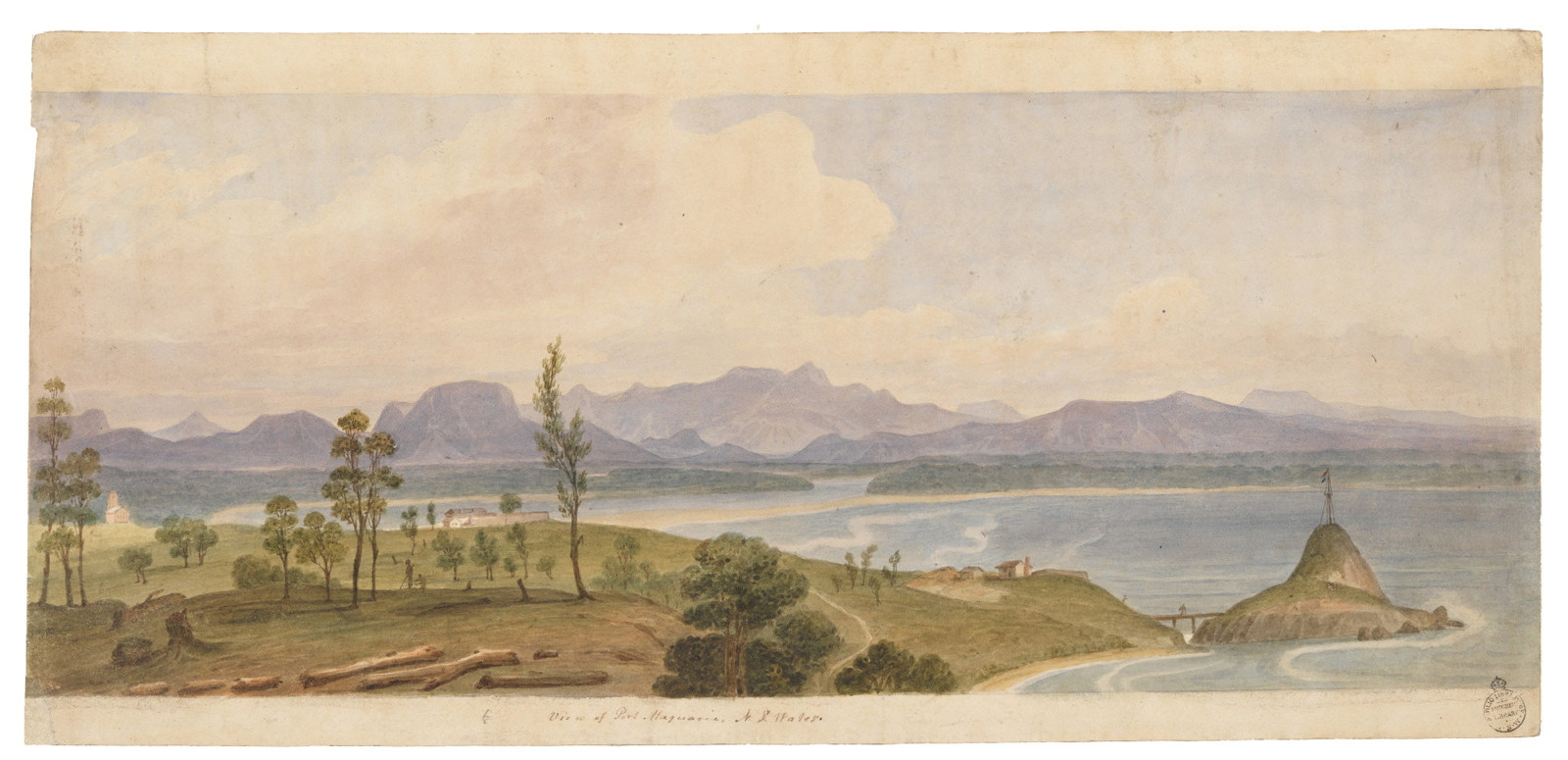 View of Port Macquarie N.S. Wales / Augustus Earle. c1825