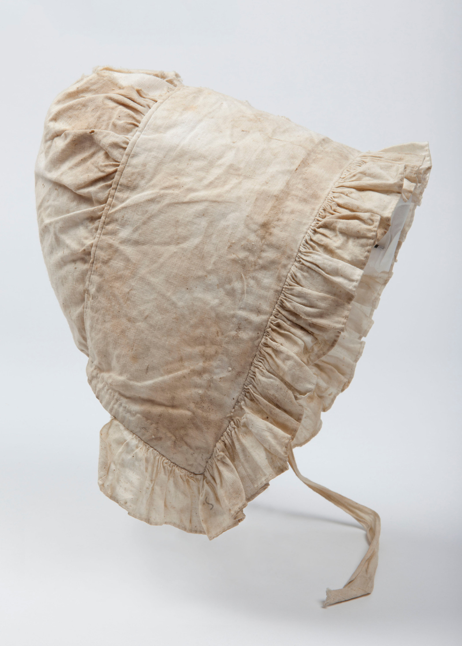 Asylum bonnet from Hyde Park Barracks Museum archaeology collection  