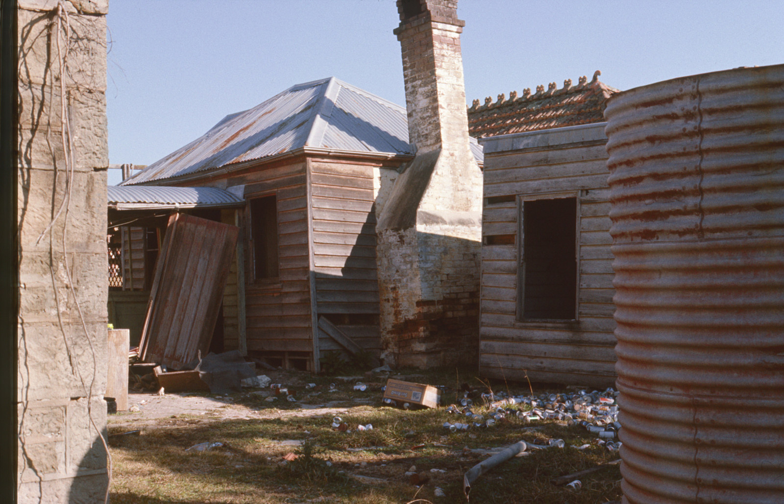 Buildings at the back of the house, Beulah, 30 July 1978