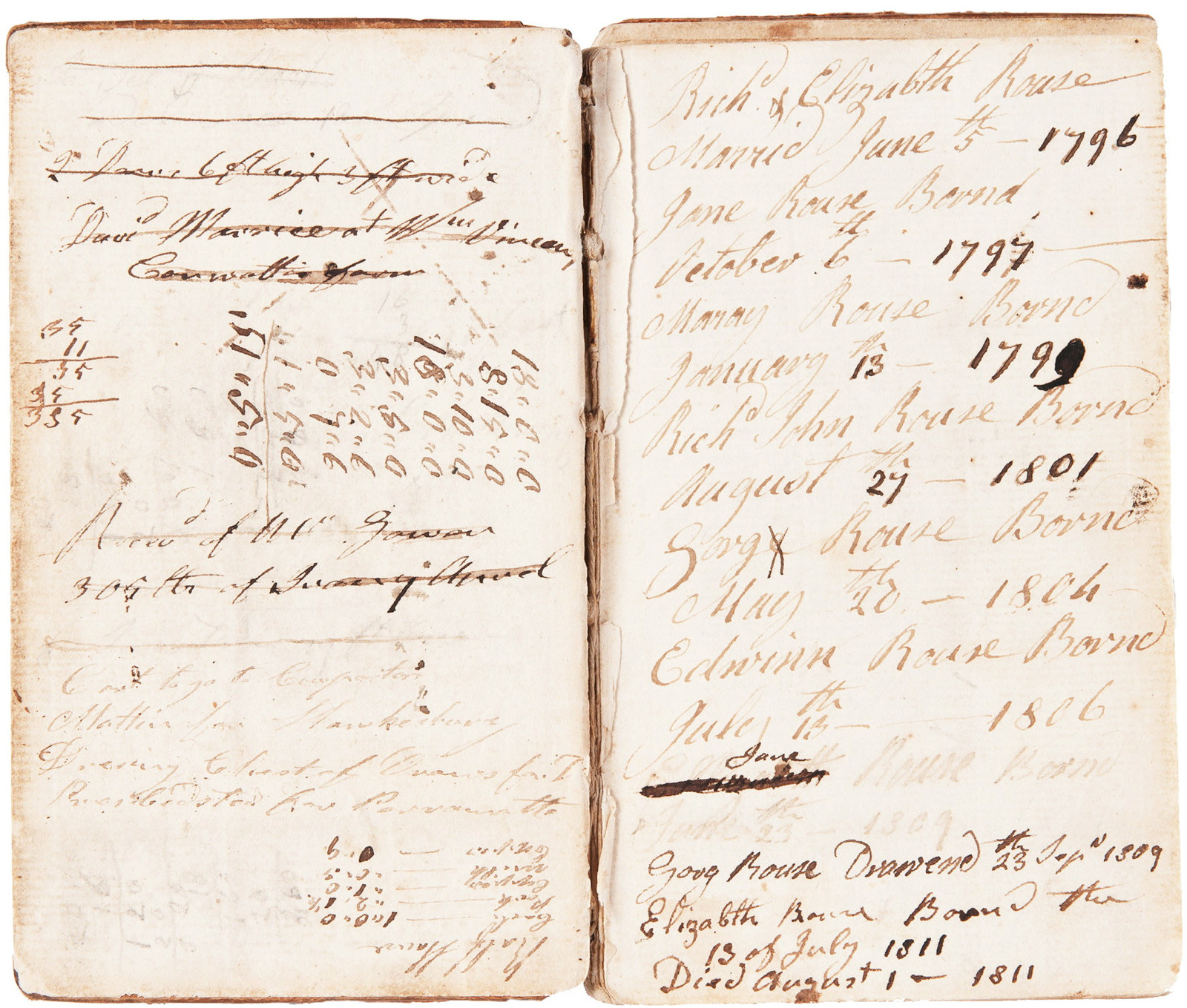 Richard Rouse and Rouse family papers: 1792-1849 (Lidstone collection)