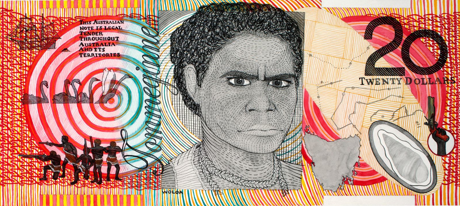 Twenty Dollar Note - Woloa Commemorative, 2010