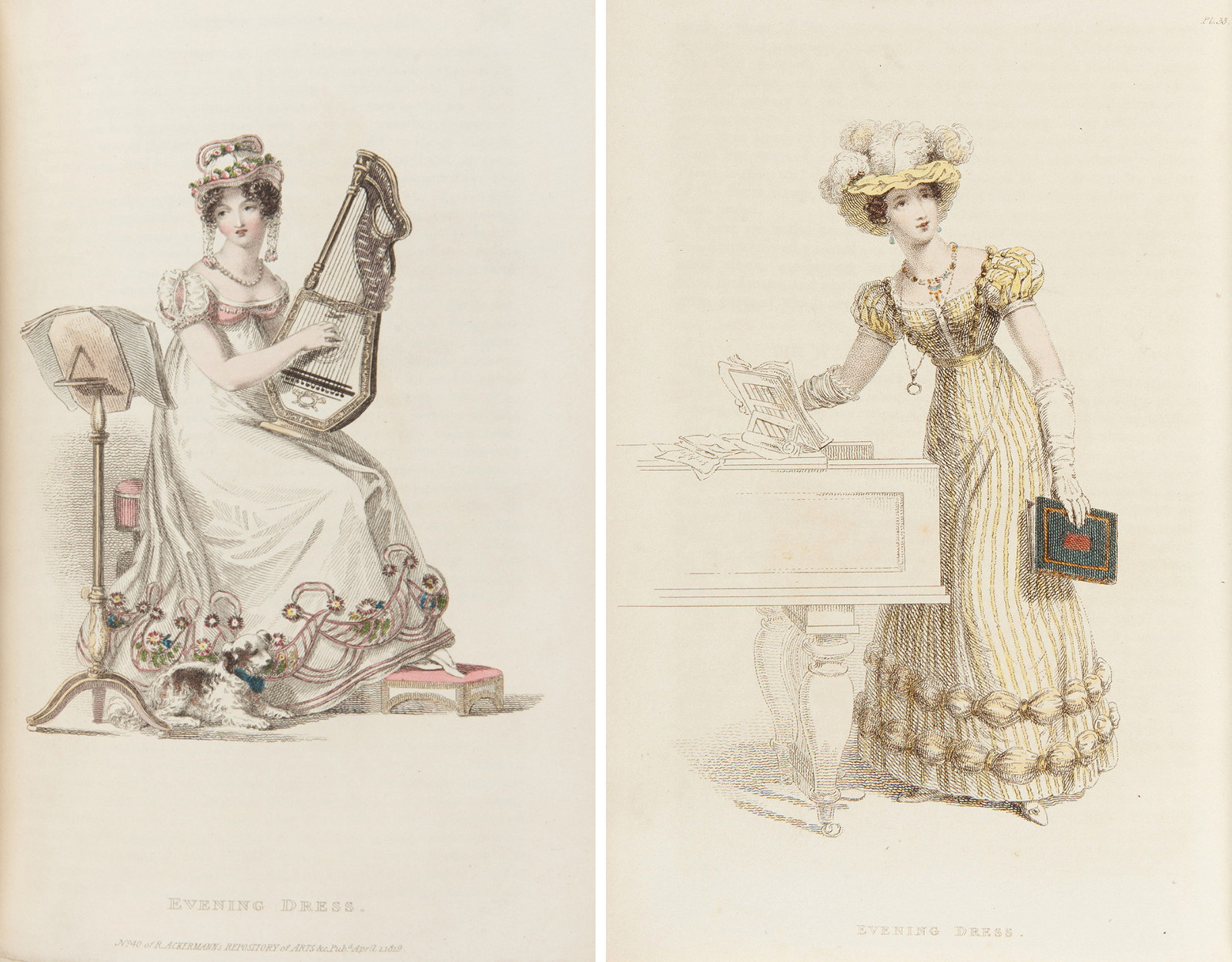 Plate from Rudolph Ackermann's 'The repository of arts, literature, fashions &c', December 1824