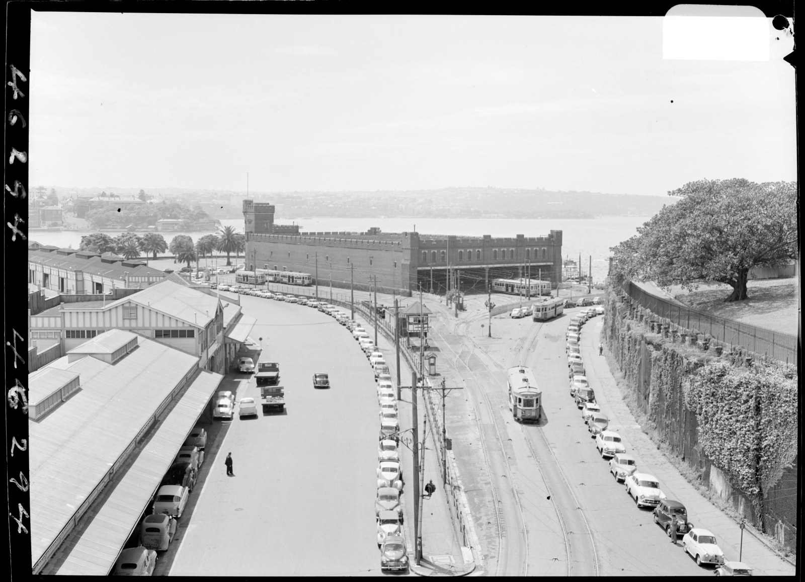Proposed site for opera house at Bennelong Point. Government Printing Office, 7 November 1955. STATE ARCHIVES OF NSW: NRS-21689-2-6-GPO2_07021
