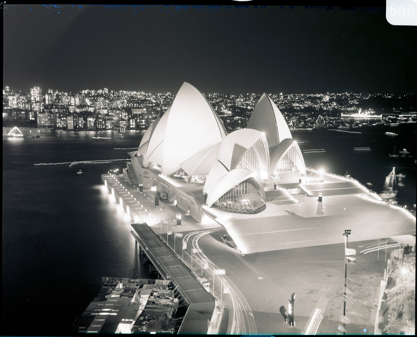 Government Printing Office 2 - 50097 - City decorations for opening of Opera House [Government Printer; Sydney Opera House (N.S.W.); decorations (festive); official events] [GPO original locations or series - St91244] [Oct-73]