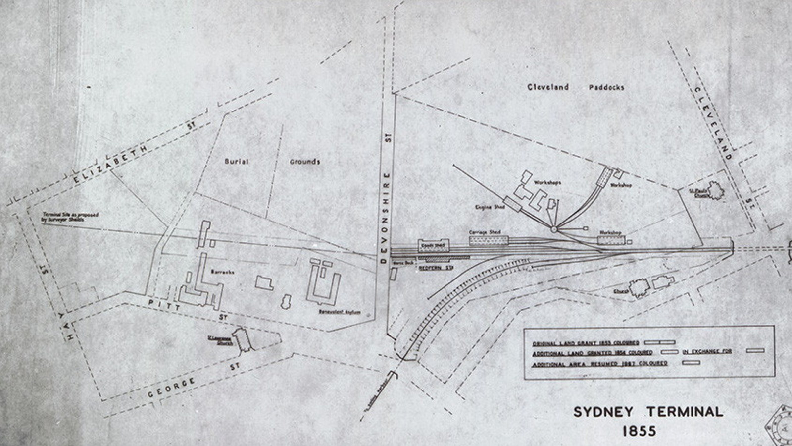 Sydney Terminal Map, 1855. Digital ID 17420_a014_a014001376
