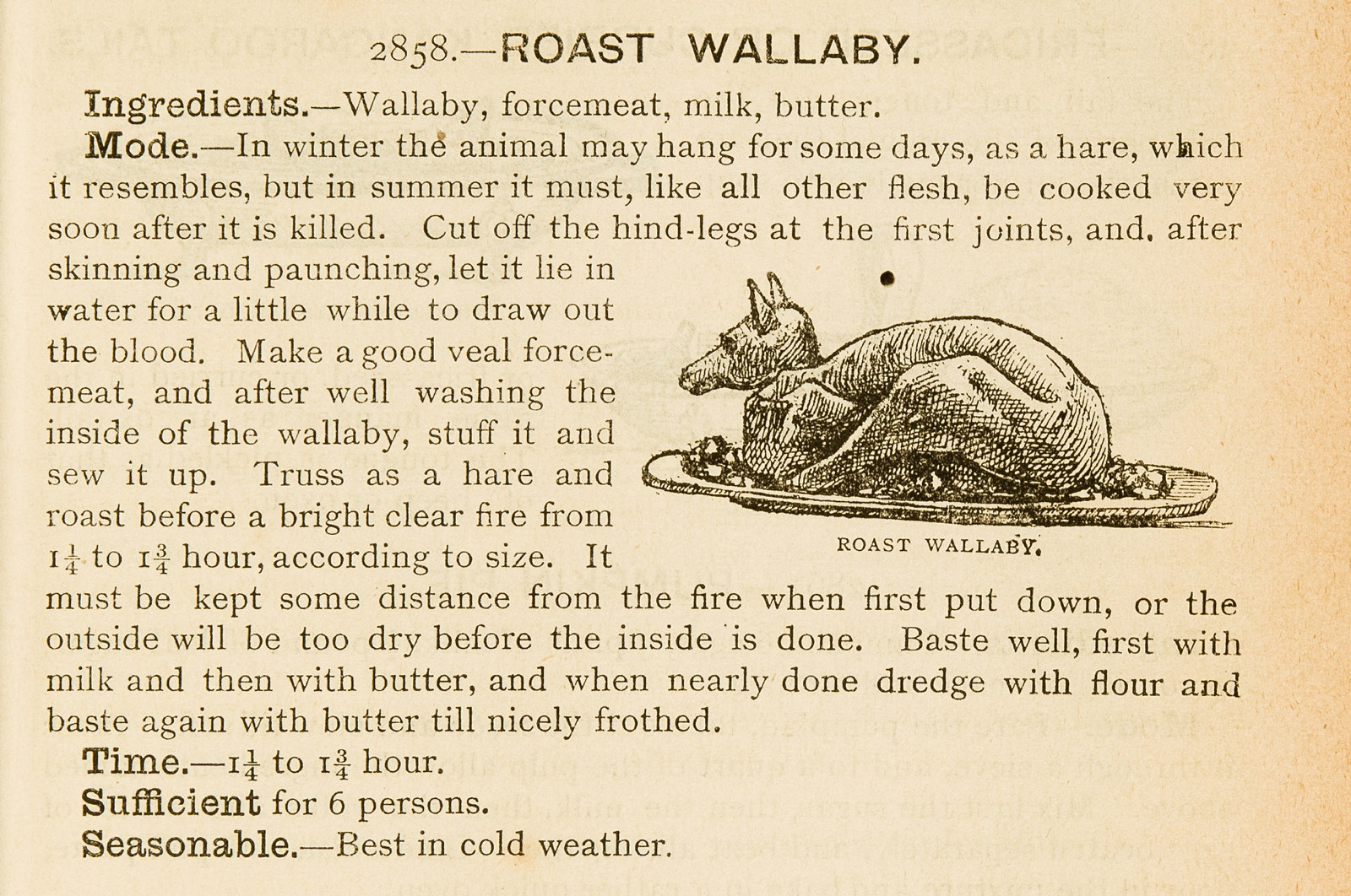 [Mrs Beeton's Cookery Book], circa 1880
