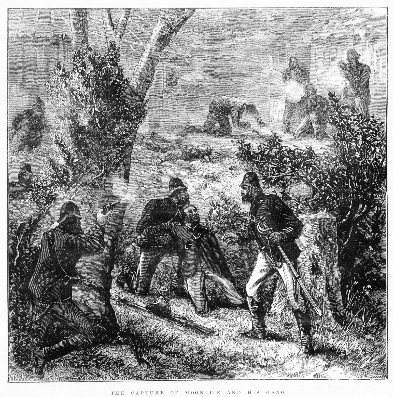 The capture of Moonlite and his gang