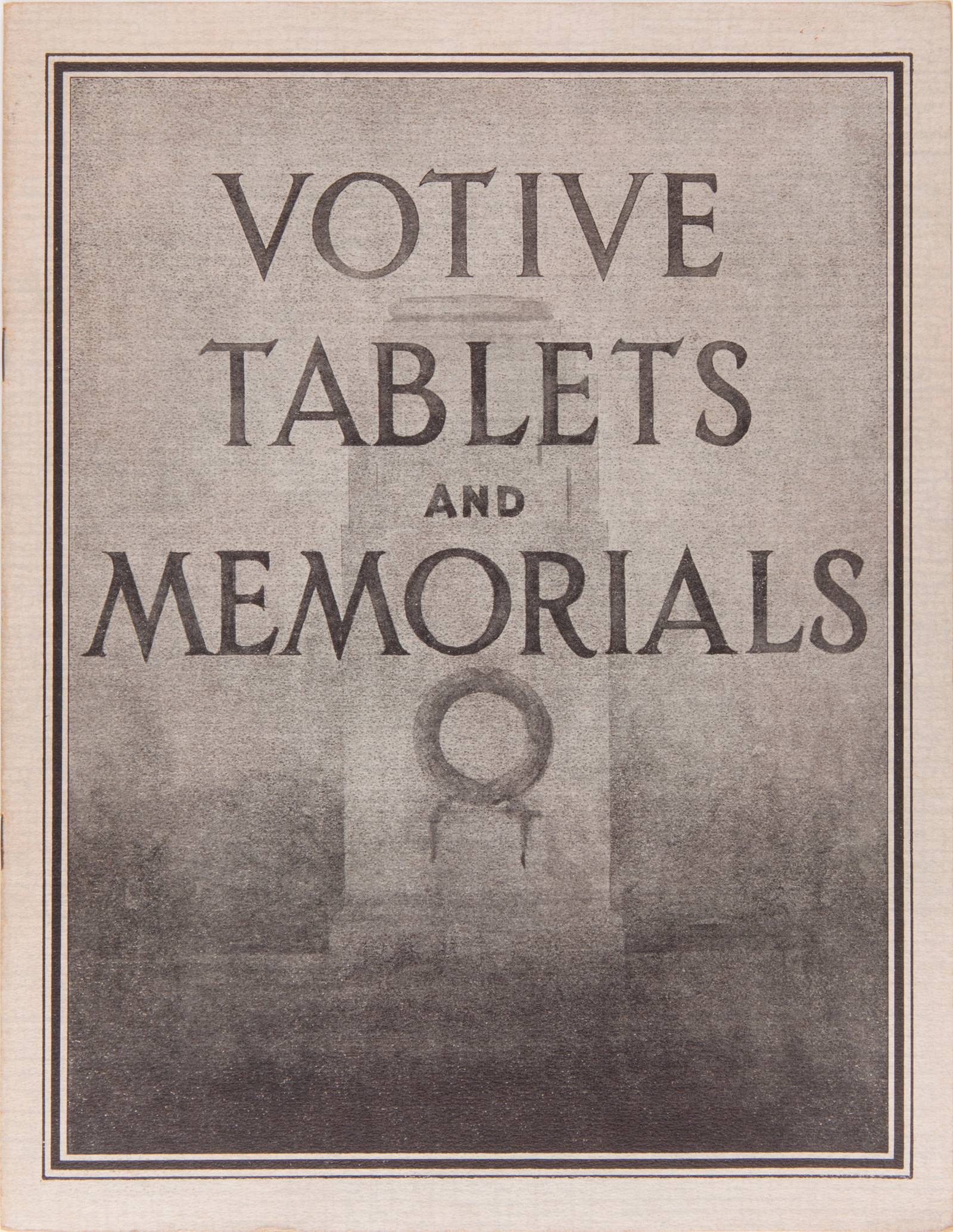 Page 16 from Wunderlich trade catalogue 'Votive Tablets and Memorials' published 1935