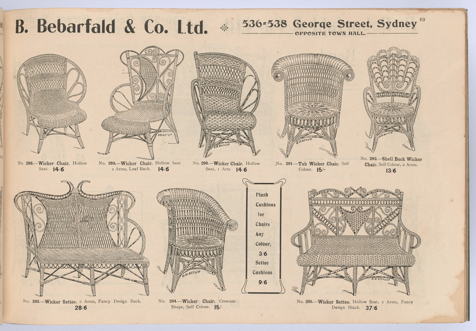 Where and how to furnish / B. Bebarfald & Co Ltd. [trade catalogue]