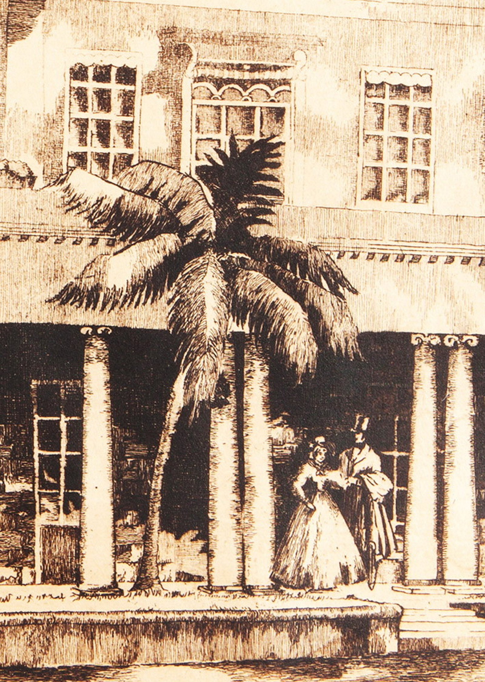Burdekin House, etching, circa 1933