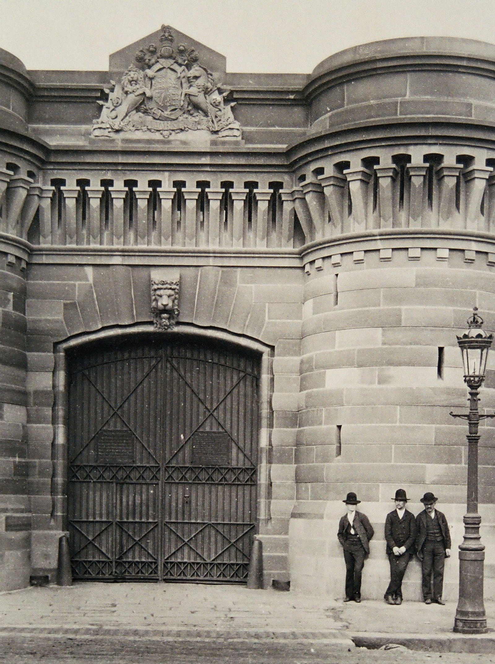 National Art School, Forbes Street, Darlinghurst. Sydney Open 2023. The new Forbes Street front gate of Darlinghurst Gaol, with its large cast iron doors, 1879. National Art School Collection