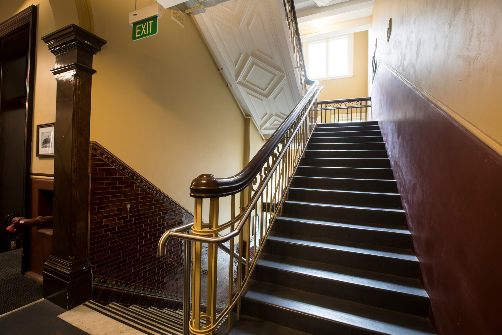The main stairs of Trades Hall