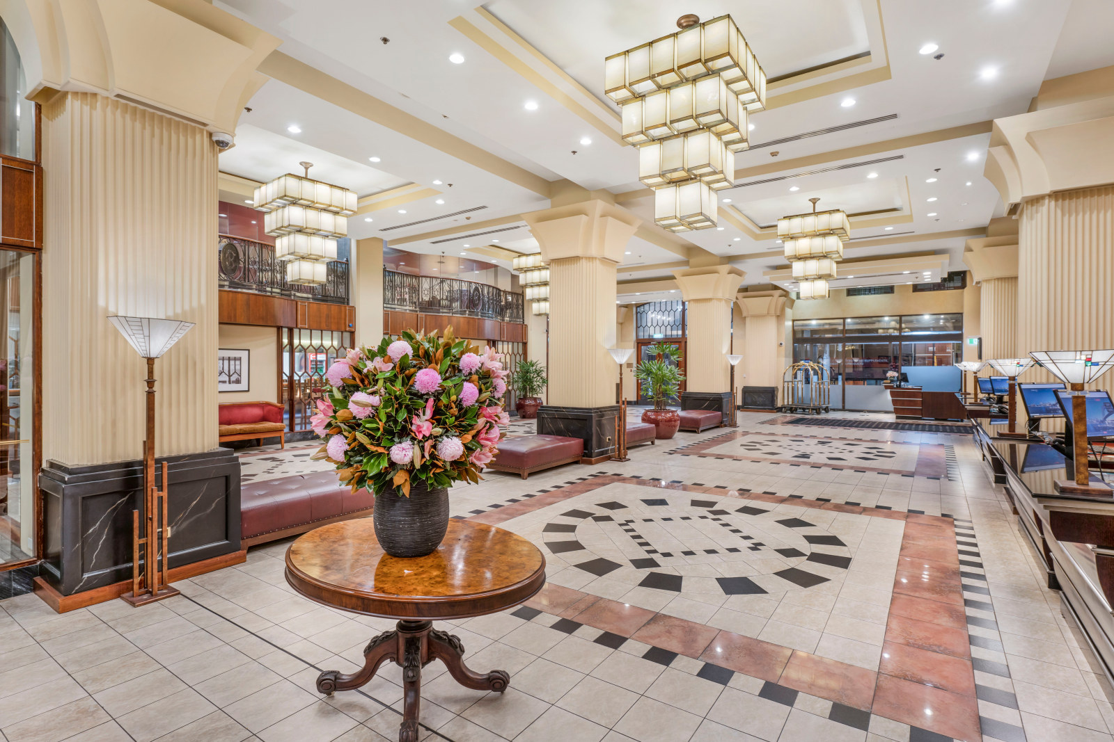 View of the lobby, The Grace Hotel, 77 York Street, NSW 2000. Sydney Open 2023