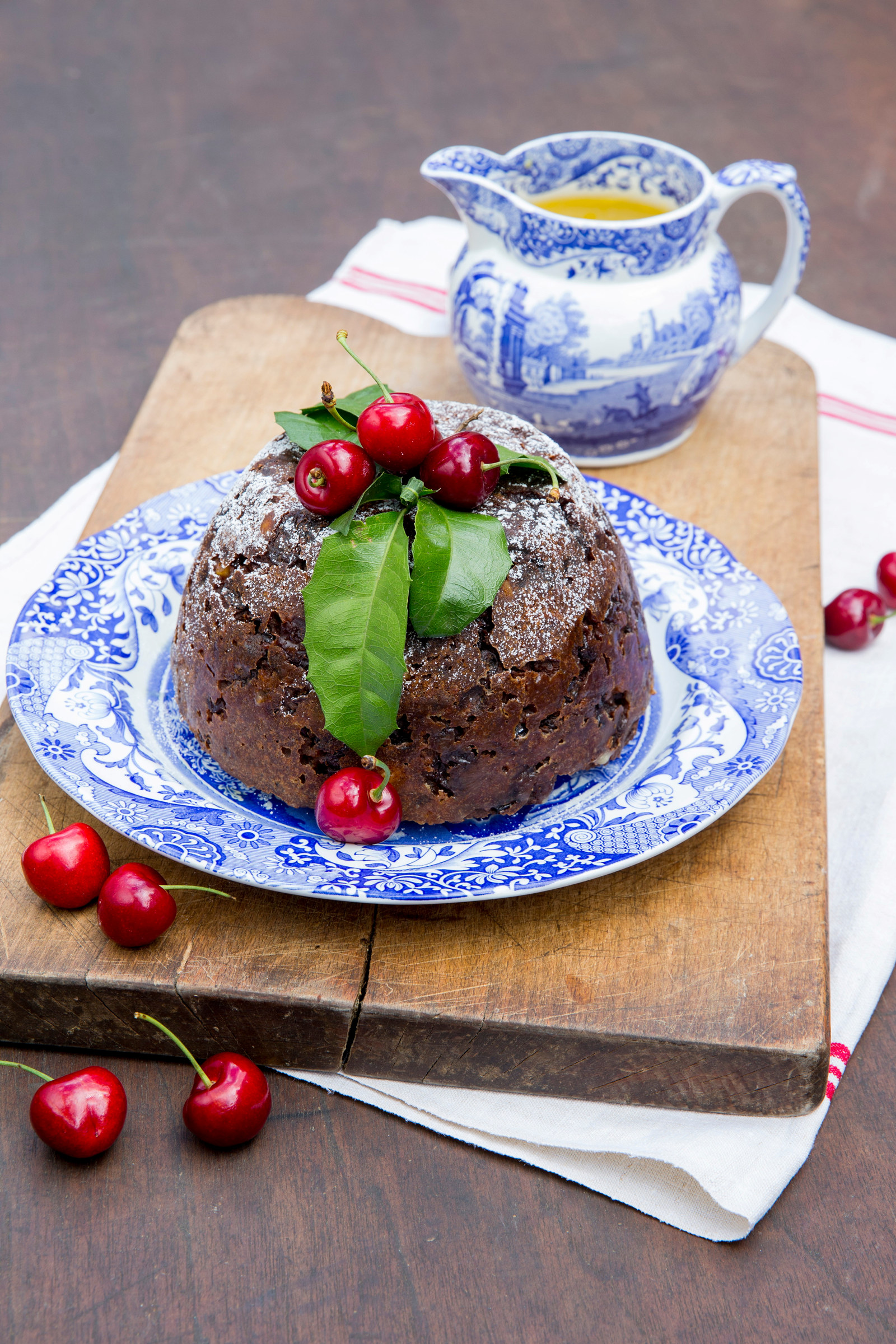 Christmas Pudding made from a recipe from the Eat Your History cookbook 