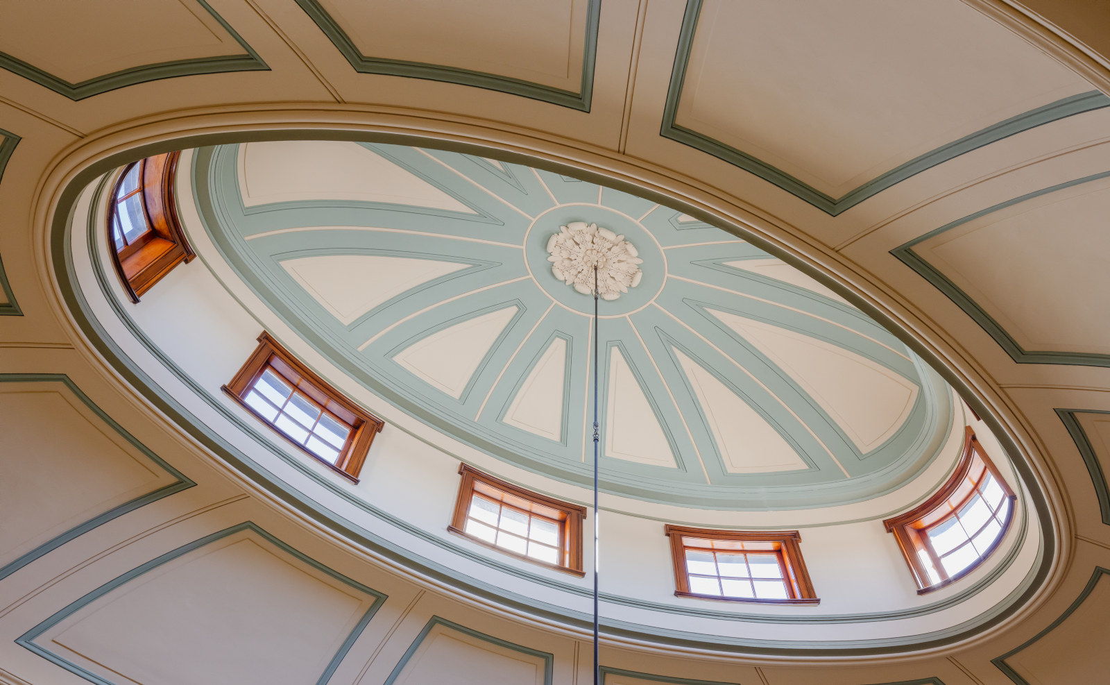 Dome in the saloon, Elizabeth Bay House